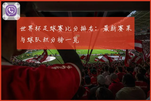 世界杯足球赛比分排名：最新赛果与球队积分榜一览